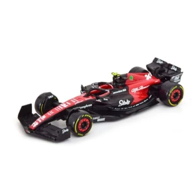 Afbeelding van Alfa Romeo C43 STAKE 2023 Formule 1 ZHOU GUANYU 24 schaal 1:43 12 cm Bburago 38085