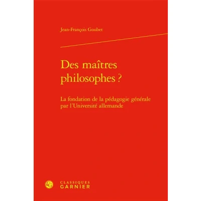 Image de Des maîtres philosophes?