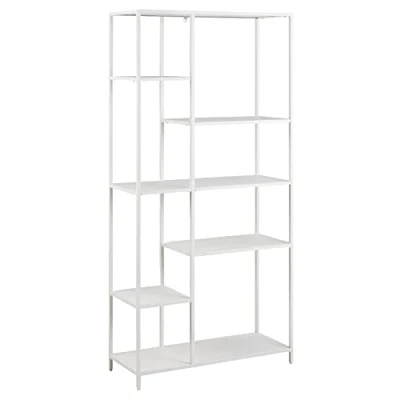 Afbeelding van Nest boekenkast met 6 legplanken wit.