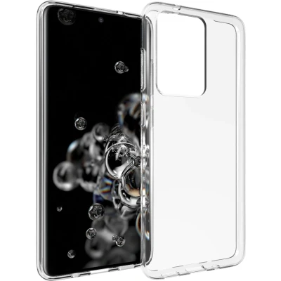 Afbeelding van Accezz Hoesje Geschikt voor Samsung Galaxy S20 Ultra Siliconen Clear Backcover Transparant
