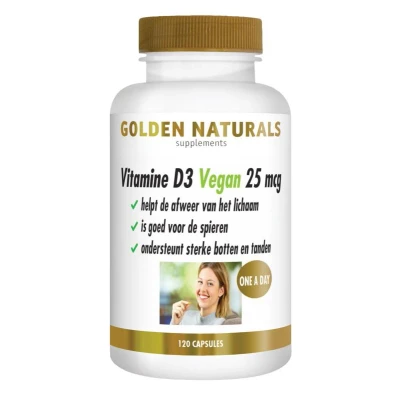 Afbeelding van Vitamine D3 Vegan 25 Mcg 120 Veganistische Softgel Capsules