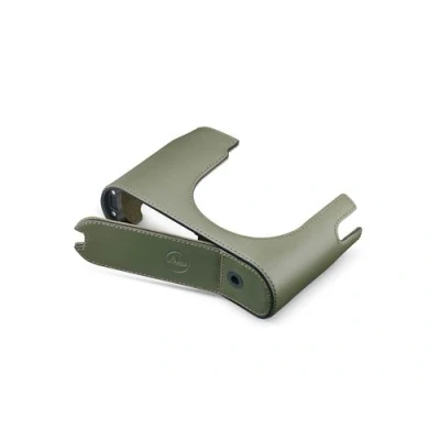 Afbeelding van Leica 19653 Halfcase Q3, leder, olijfgroen