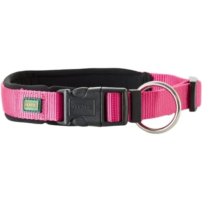 Afbeelding van Hunter Klikhalsband Vario Plus Roze&amp;Zwart Hondenhalsband 35 40x2.0 cm