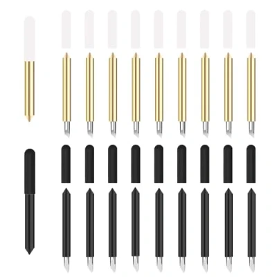 Afbeelding van 20 stuks standaard snijmessen met fijne punt 45/60 voor Cricut Maker/Maker3 (Explore Air/Air 2/Explore Air3)