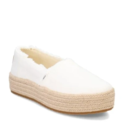 Afbeelding van TOMS Valencia Espadrilles, Dames, Maat: 43.5, White Katoen