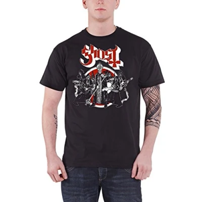 Afbeelding van Ghost Road To Rome Heren T shirt M Zwart