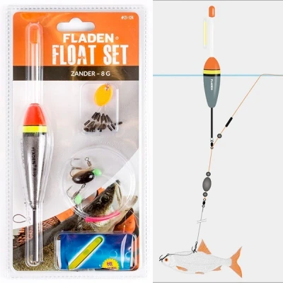 Afbeelding van Fladen Zander Float set 8 gram Dobber