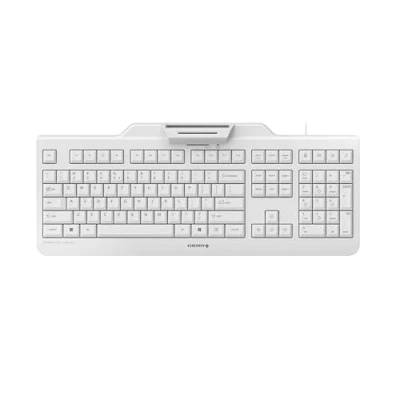 Afbeelding van Randapparaten: Toetsenborden: CHERRY KC 1000 SC toetsenbord USB QWERTY Amerikaans Engels Grijs