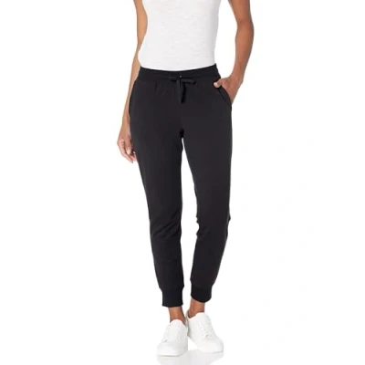 Image de Amazon Essentials Pantalon de jogging en polaire pour femme (disponible grande taille), noir, taille TTG