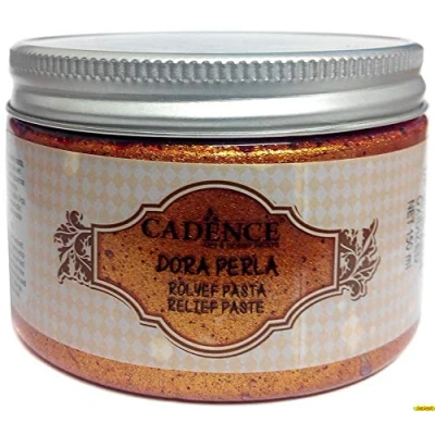 Afbeelding van Acrylpasta Relief Paste Metallic Oxidized Cadence Dora Perla 150 ml