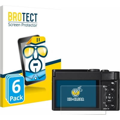 Afbeelding van BROTECT Screenprotector voor Panasonic Lumix DC TZ99 Folie Beschermfolie transparant (6 Stuks)