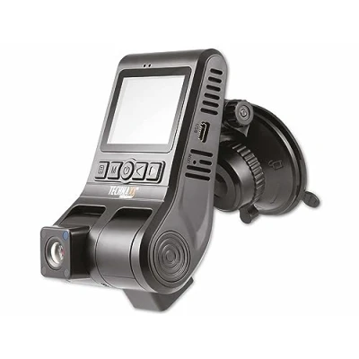 Afbeelding van Technaxx TX 185 Dashcam Kijkhoek horizontaal (max.): 120 5 V Display, Dualcamera, G sensor, Cabinecamera, Accu, Videoloop