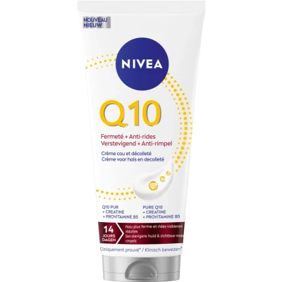 Afbeelding van NIVEA Q10 Verstevigende + Anti Rimpel Neck &amp; Decolleté Crème Body Creatine 200ml