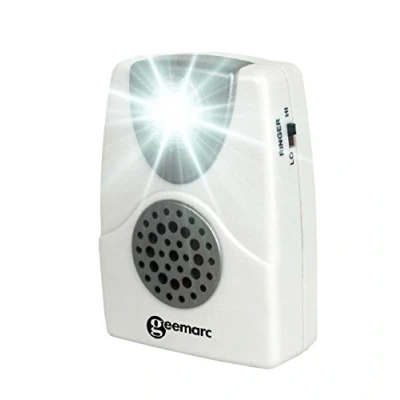 Image de Geemarc CL11 Amplificateur de Sonnerie Téléphone avec Avertisseur Lumineux Dispositif pour Fixe Installation Murale Possible Idéal Environnement Bruyant et Malentendants