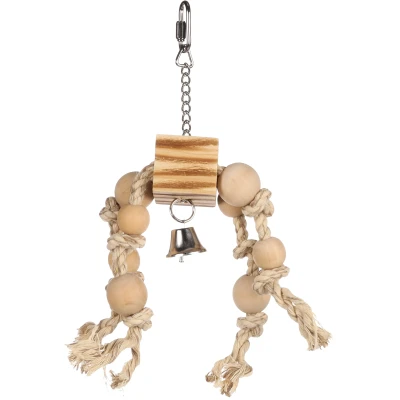 Afbeelding van Flamingo Vogelspeelgoed Bbq Hanger 38x5x32 cm Beige Natural