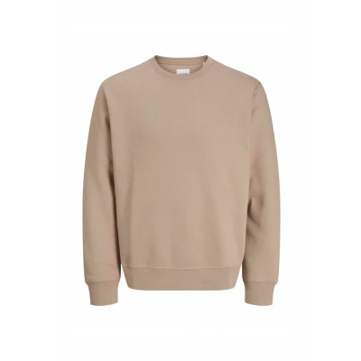 Afbeelding van Jack &amp; Jones Jjestar CREW NECK Sweater, Heren, Maat: XS, Mocha meringue