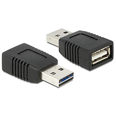 Afbeelding van Delock USB Condoom (USB 2.0, 3.70 cm), Data + Video Adapter, Zwart