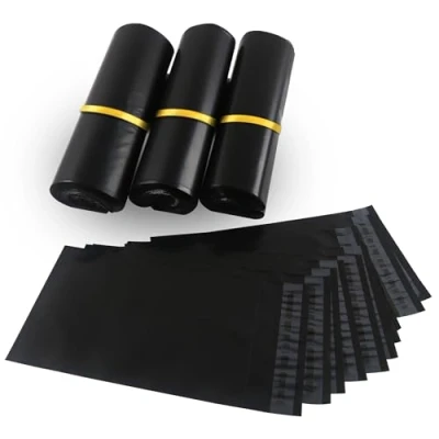 Afbeelding van HVDHYY 25 stuks 50 cm x 60 plastic envelop verzending groot zwart formaat verzendzak verpakking kleding zakken verzendpakket vintage waterdicht / zelfklevend