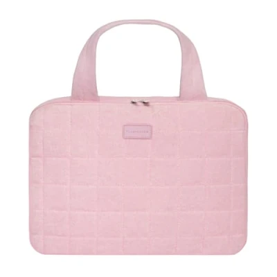 Afbeelding van Flamingueo Hangtoilettas voor dames, Terry, make uptas, reistas, grote Blauw
