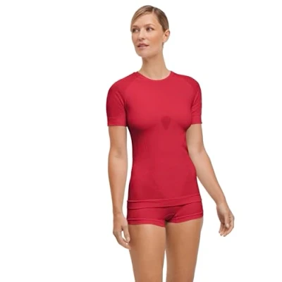 Afbeelding van Falke Hemd red, Dames, Maat: Medium, Red