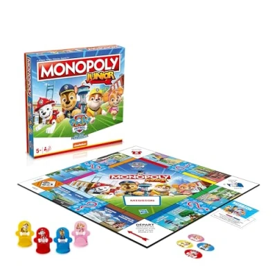 Image de Jeu classique Winning Moves Monopoly Junior Paw Patrol La Pat’Patrouille