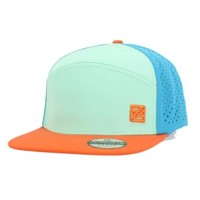 Afbeelding van as ULTIMATE Snapback pet voor dames en heren, waterdicht, in grootte verstelbaar, Oranje hemel munt