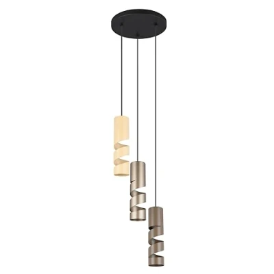 Afbeelding van TRIO STREAM Hanglamp Multicolour excl. 3x GU10 4,9 W Plafondbevestiging In hoogte verstelbaar