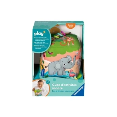 Afbeelding van Ravensburger PLAY+ Mijn wilde dierengeluidsactiviteitenkubus Vanaf 6 maanden Franse versie 34009