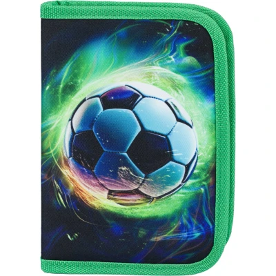 Afbeelding van Baagl Etui Voetbal Groen 1 rits