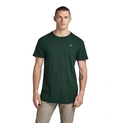 Image de G STAR T shirt Lash pour homme, Vert (feuilles D16396 d289 4287), XS