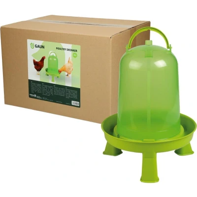 Afbeelding van Pluimvee drinktoren 8 l green lemon op pootjes