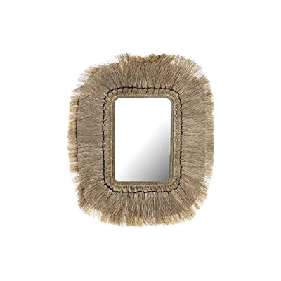 Afbeelding van Wandspiegel DKD Home Decor Kristal Natuurlijk Jute (50 x 2 60 cm)