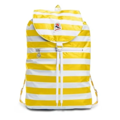 Afbeelding van rugzak Invicta Mini Neo afsluitbaar en tas reizen vrije tijd voor dames heren gestreept Icona packbaar, Geel., Taglia unica,