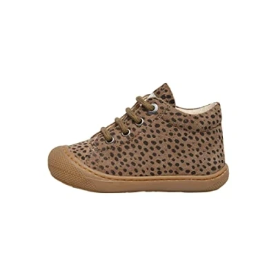 Afbeelding van Naturino Cocoon Babyschoenen voor kinderen, Maat: 19, Braun Veloursleer