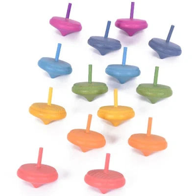 Afbeelding van Tickit draaitolletjes regenboog 14st
