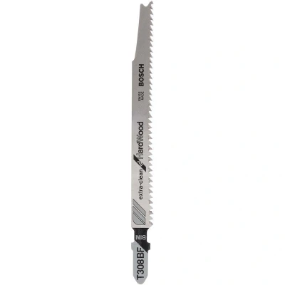 Afbeelding van Bosch 2609256A07 / T 308 B BiM Decoupeerzaagblad Extra clean smal uiteinde Hard hout (2st)