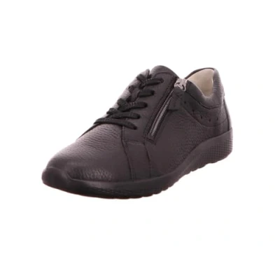 Afbeelding van Waldläufer WALDLÄUFER IRA Sportieve veterschoenen, Dames, Maat: 39, Schwarz Leer