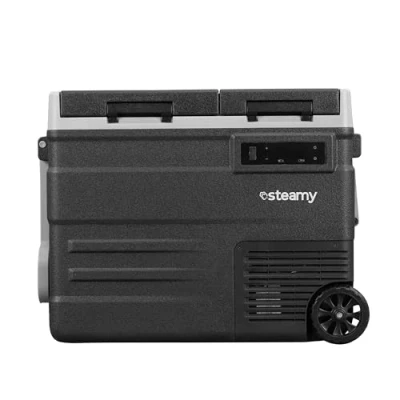 Afbeelding van Steamy E Dual Zone Roller Elektrische Compressor Koelbox Op Wielen (49 liter)