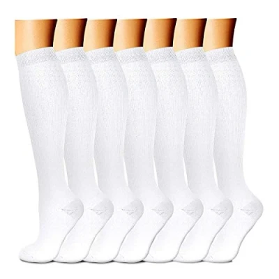 Afbeelding van DRESHOW compressiekousen voor mannen en vrouwen, sport, fietsen, vliegreizen, hardlopen