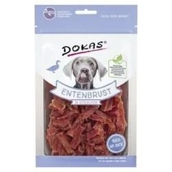 Afbeelding van Dokas Snack Entenbrust in Stückchen 70g (10 Stück)