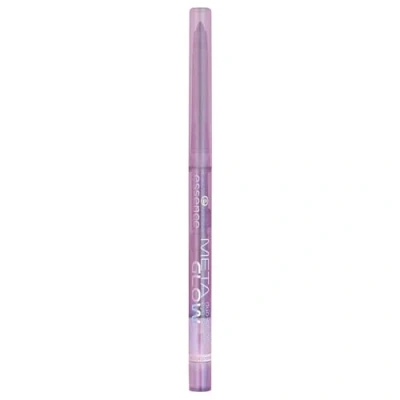 Image de essence cosmetics META GLOW duo chrome Eye Pen N 02, bleu, longue durée, hautement pigmenté, résistant aux frottements, couleurs intenses, végétalien, imperméable, sans particules de microplastiques,