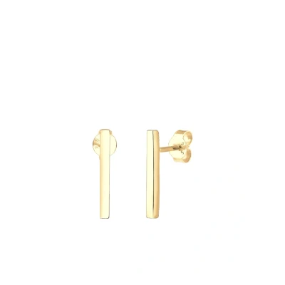 Afbeelding van Elli GEO Minimal Oorbellen goldcolored, Dames, Maat: One Size, Gold colored