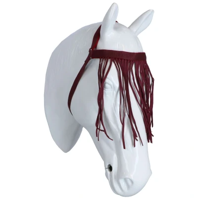 Afbeelding van Waldhausen Vliegenfranjes met Hoofddeel Bordeaux Pony