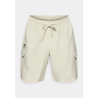 Afbeelding van Under Armour VIBE Woven Korte broeken, Heren, Maat: Large, Khaki base/black