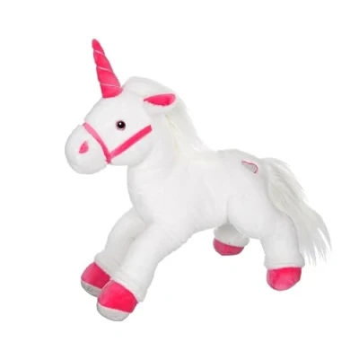 Image de Peluche licorne féerique Rose Gipsy 42 cm