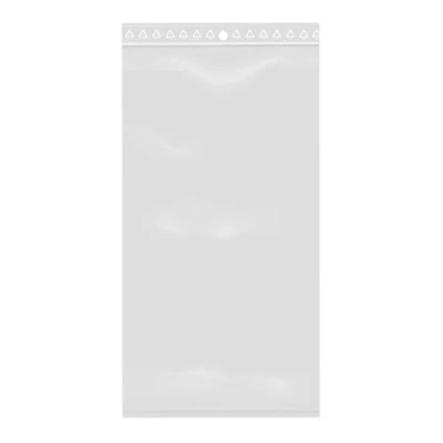 Afbeelding van Extiff 100 zakjes met ritssluiting, hersluitbaar, transparant, voor levensmiddelen, sieraden, accessoires, formaat 10 x 20 cm