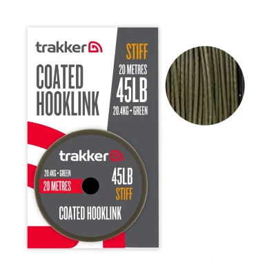 Afbeelding van Trakker Stiff Coated Hooklink 45lb (20m) Karper onderlijn materiaal