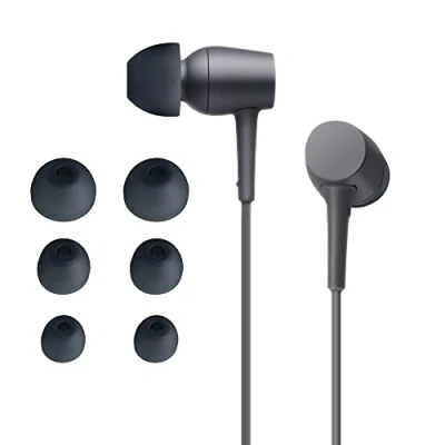 Afbeelding van kwmobile 6x cover voor in ear oortjes geschikt Sony MDR EX750BT / WI 1000X H700 C200 Vervangende oordopjes van siliconen grijs 3 maten