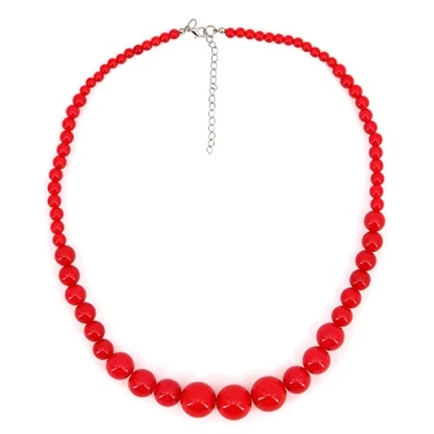 Afbeelding van WIDMANN MILANO PARTY FASHION halsketting, jaren &#039;70, kralen, sieraden, discofever, themafeest, carnaval