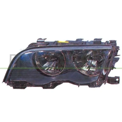 Afbeelding van PRASCO BM0184914 Koplampen Links H7/H7 Zwart voor rechtsrijdend verkeer Met elektromotor regelmotor LWR BMW: 3 Convertible